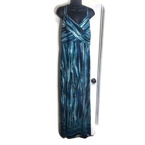 Blue Summer Tank Maxi Dress